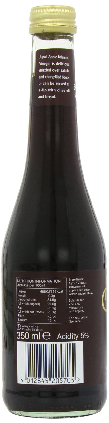Aspall Balsam-Apfelessig (250 ml) - Packung mit 6