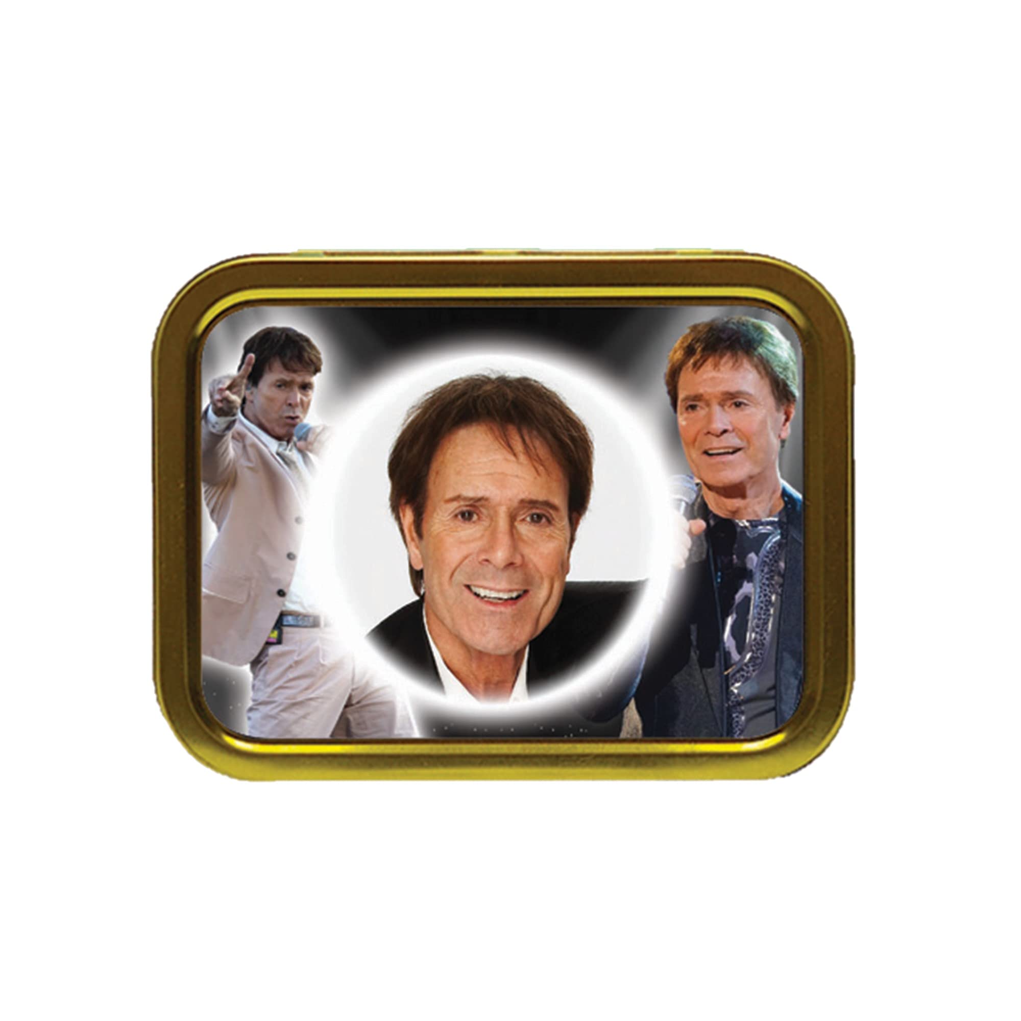 Personalised Gift Products Gold Cliff Richard Icon Gift Tobacco Tin & Products