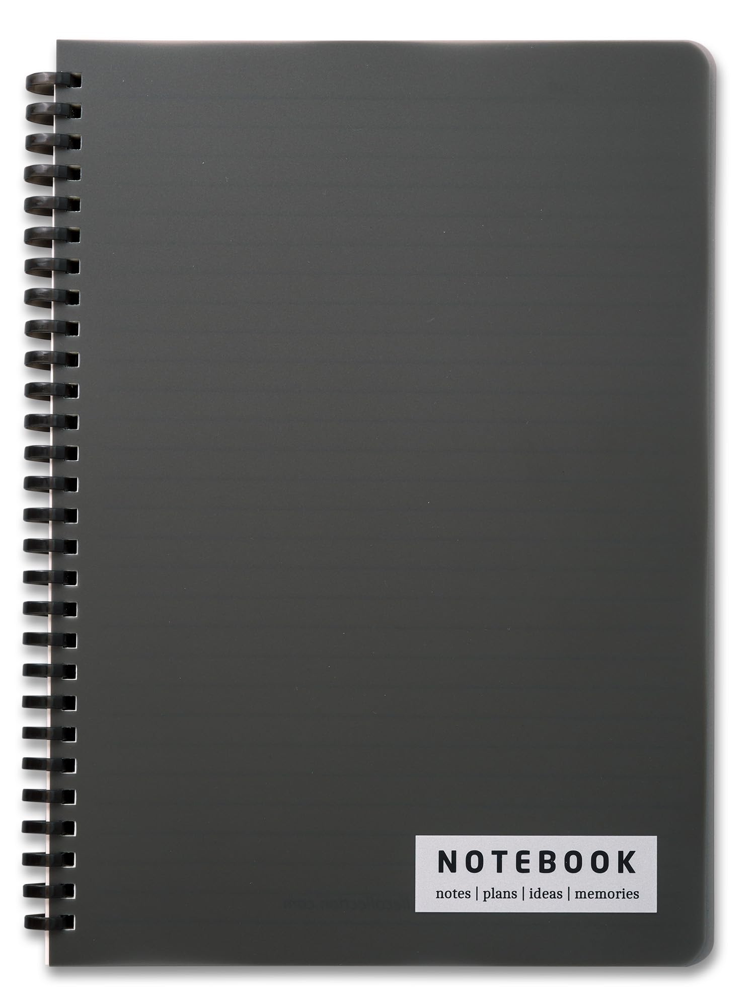 DOODLE B5 Ruled Spiral Notebook | 160 Pages, 80 GSM | Soft Wiro Binding for Smooth Writing | Ideal for School, College & Office | Black