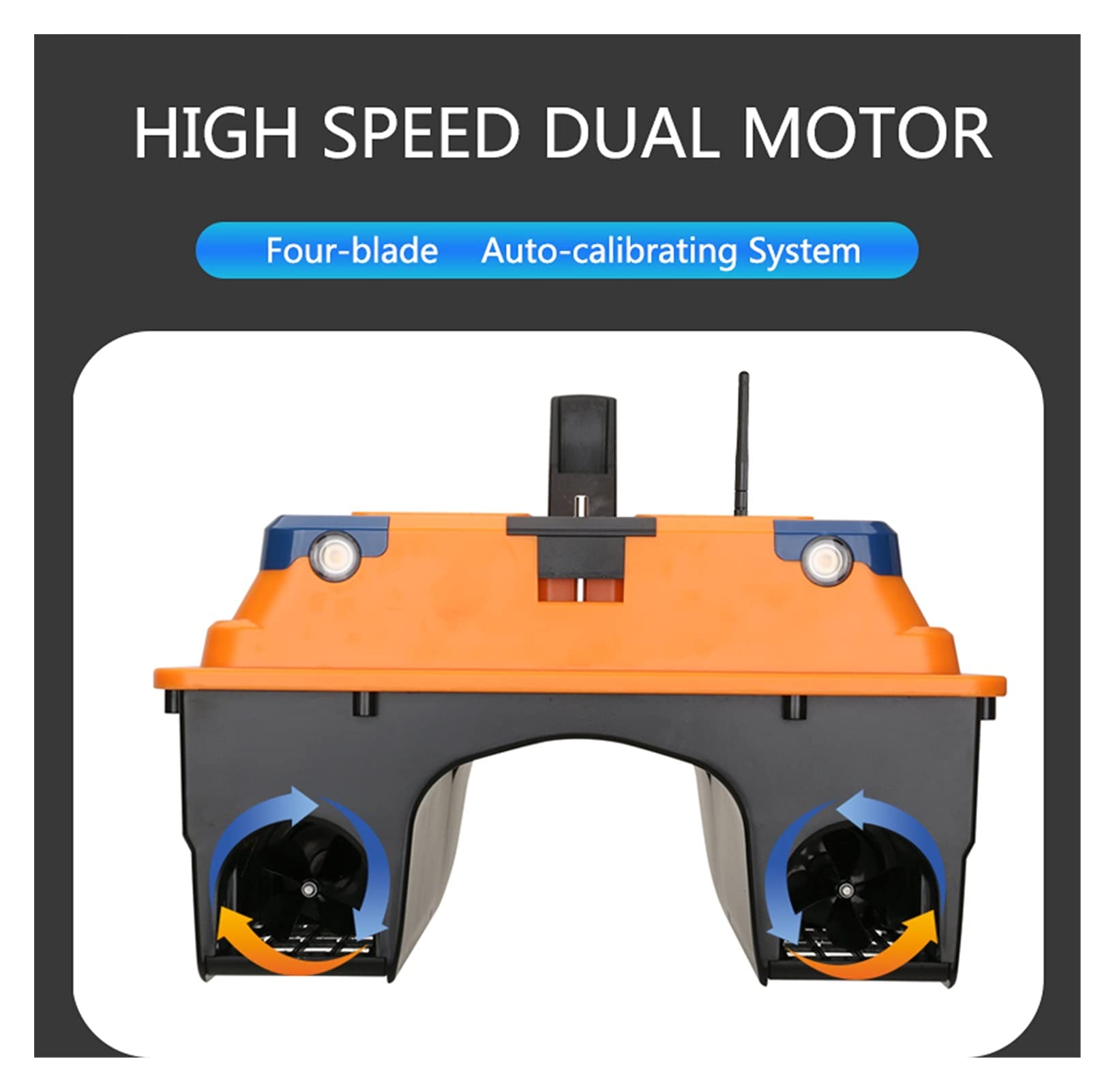 Podwodna kamera wędkarska, 2.4G Wireless 50. 0M RC. Łódź przynęta Intelligent Auto Lure Control Łódź rybacka 3KG. Wyszukiwarka łowców przynęty Dual Motors 2 Hopper Bait
