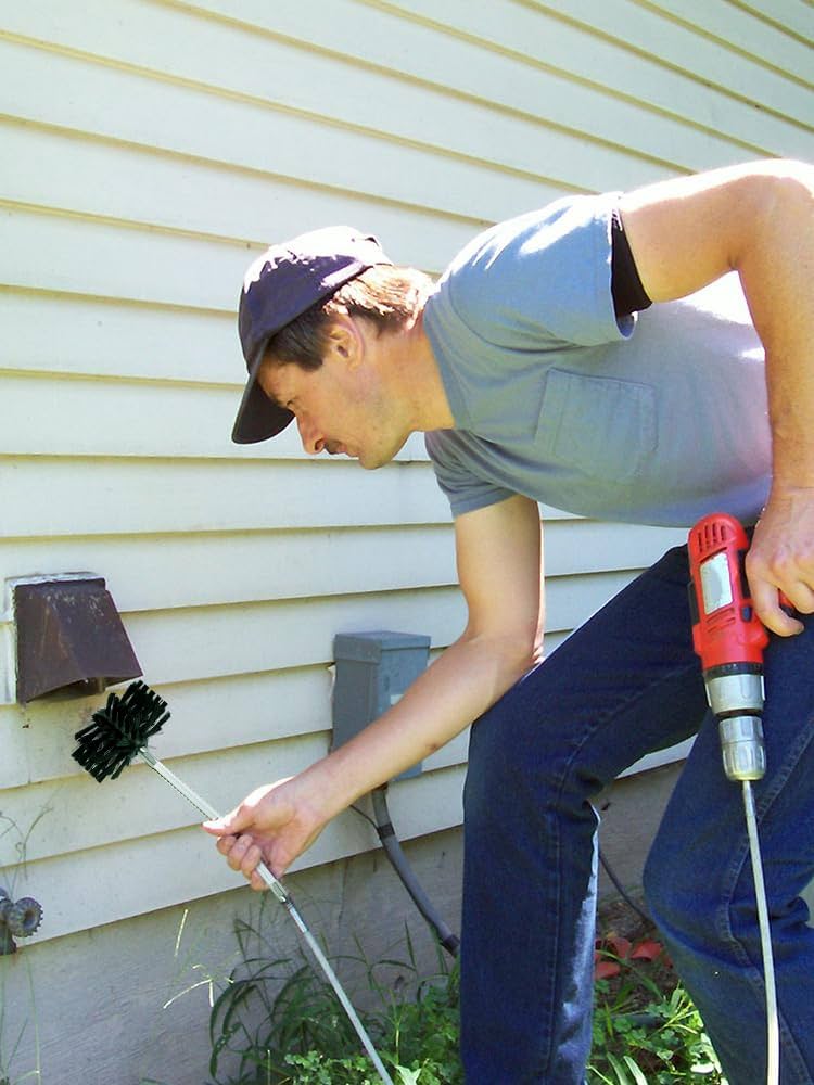 Hiro煙突セット Amazon | Shuiling 煙突ブラシ 18本ロッド 41cm 薪ストーブ