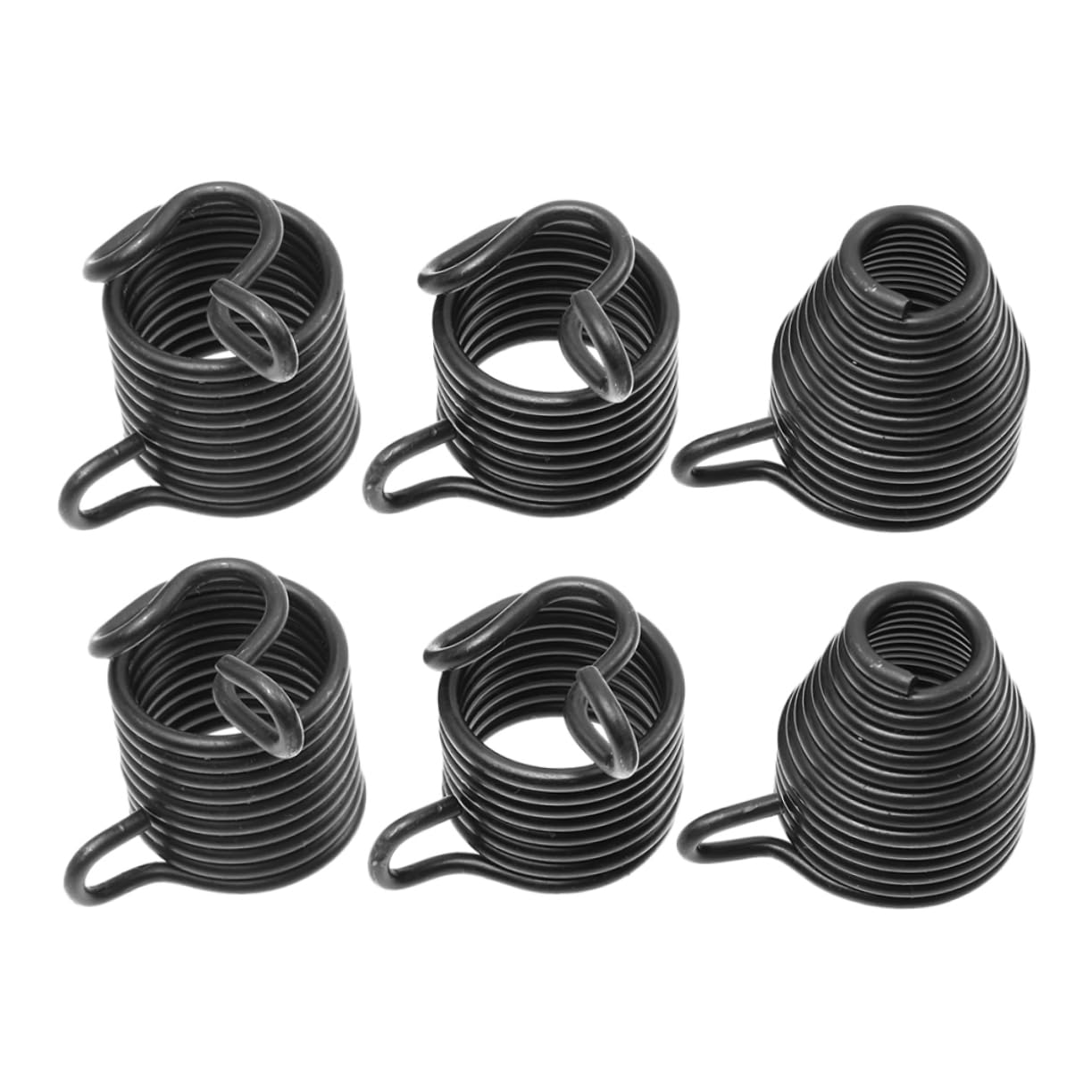 Ressorts de retenue pour burin pneumatique en acier noir (lot de 6) indispensables en atelier
