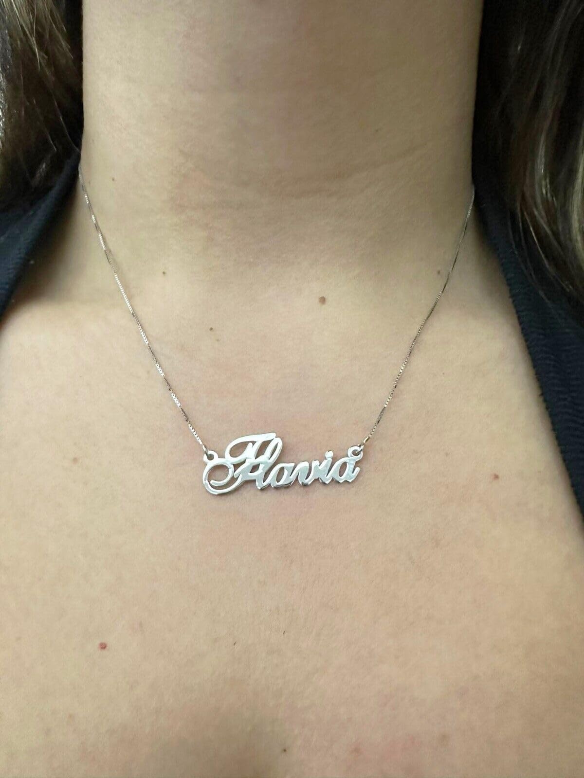 Collana con Nome Argento 925 Personalizzata Dorata Catena Veneziana Catenina Sottile Donna RagazzaMade in Italy