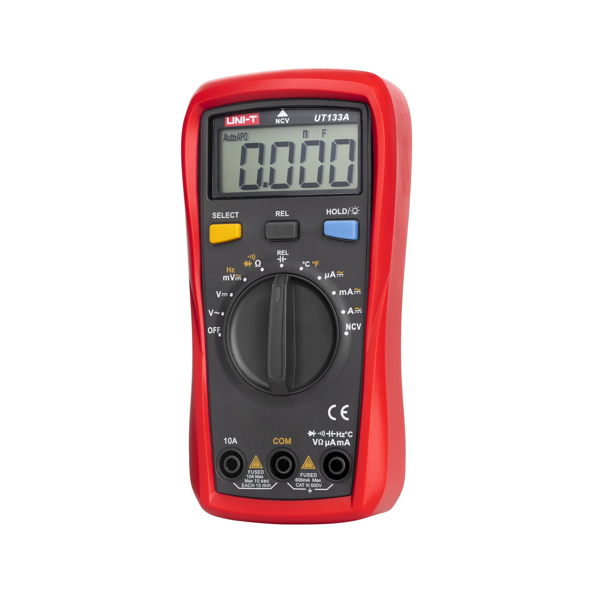 Mètre universel de mesure de YuT133A / MIE0435 / Fonction NCV/écran LCD