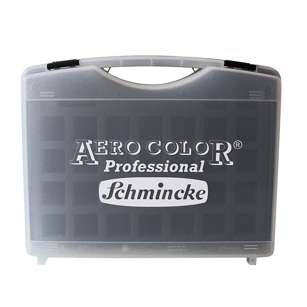 SchminckeAERO COLOR empty plastic case for 24 x 28 ml bottles, 81 924 097, for individual filling with finest liquid acrylic/airbrush colors
