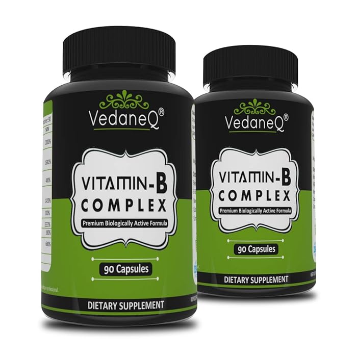 Buy VedaneQ Vitamin B Complex Complete All Vitamins B Including B1, B2