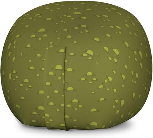 Miniatura 22 de Lunarable Silla de almacenamiento para adolescentes, coloridos patines de estilo retro, para actividades juveniles, para niñas y niños, divertido