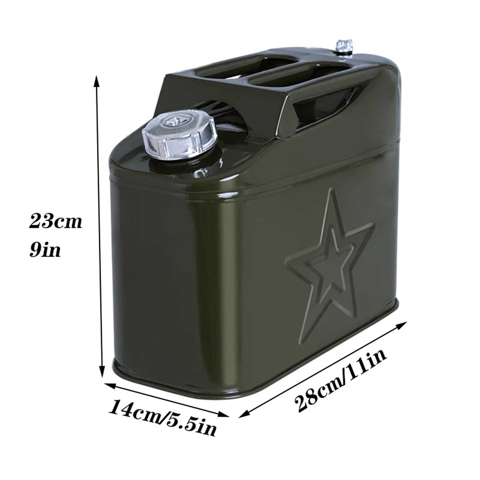 CGF- Taniche Carburante Bombola del Gas, Serbatoio del Gas Addensato a Tenuta stagna, Diesel a Benzina di Backup di Emergenza, capacità 5L, 10L, 15L, 20L, 30L, 35L, 40L