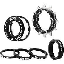Bike Single Speed Conversion Kit 12T13T/14T/15T/16T/17T/18T/19T/20T/21T/22T Bicycle Single Speed Cassette & Spacers Accessories