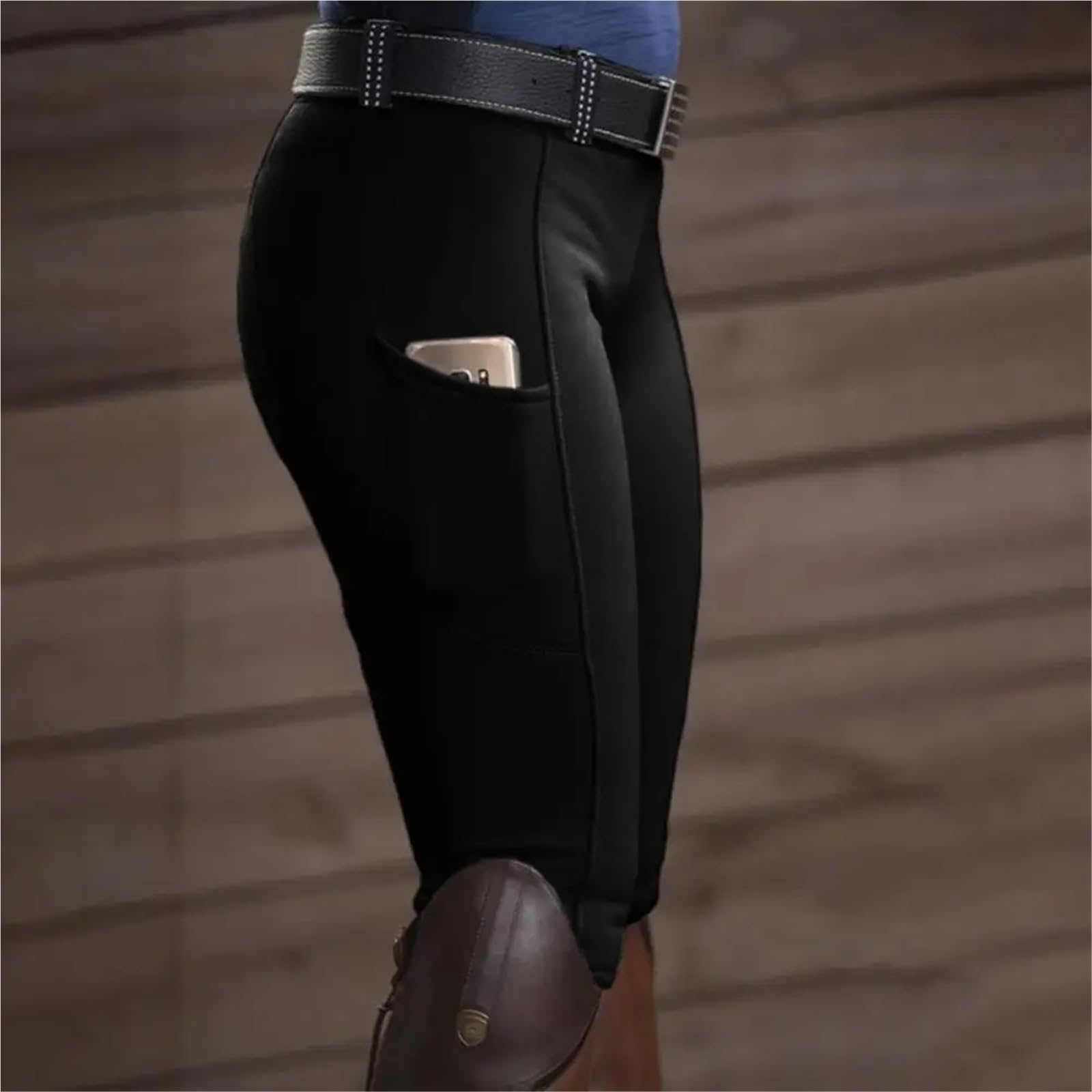 Reithose, Anti-Pilling-Reithose, Tasche, Hüftlift, Pferderennhose Für Reitsport