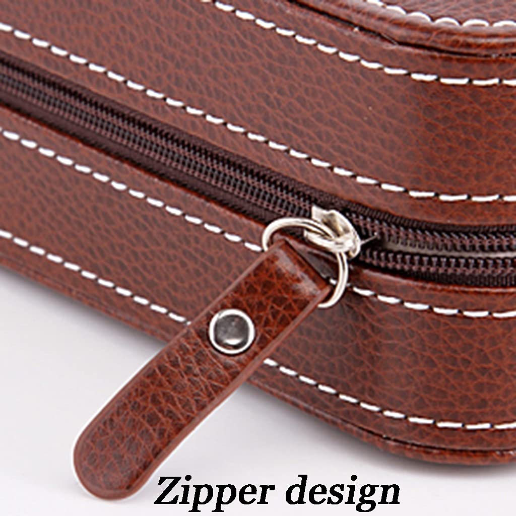 Semplice scatola porta orologi in vetro trasparente con organizer multi-cella per gioielli Beauty Comes