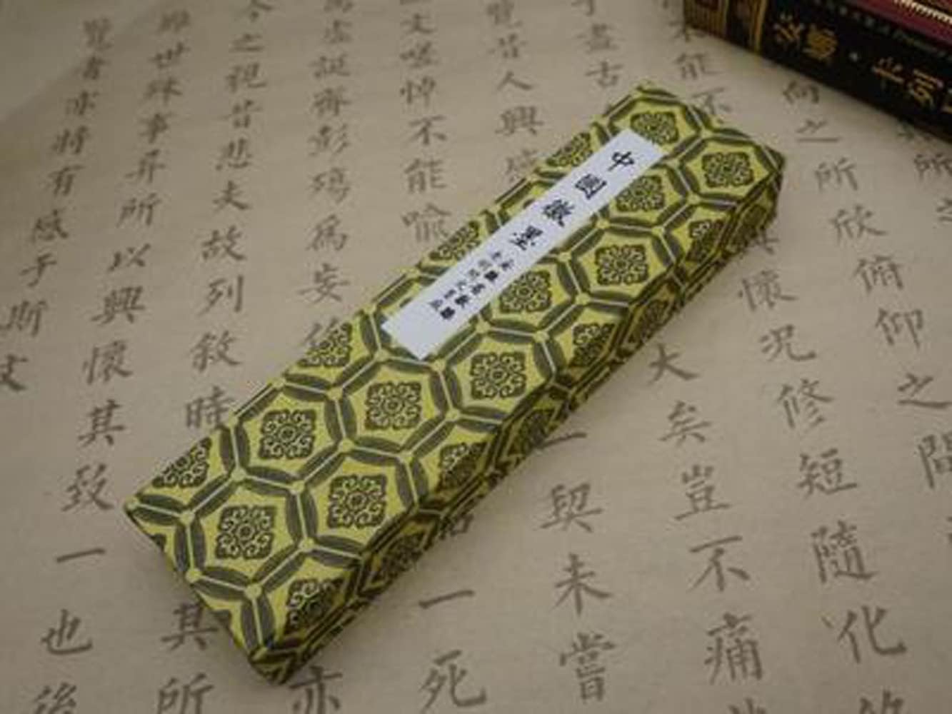 Bâton d'encre Encre de Chine Bâtons d'encre for Calligraphie Traditionnelle Chinoise de 6,2 Pouces