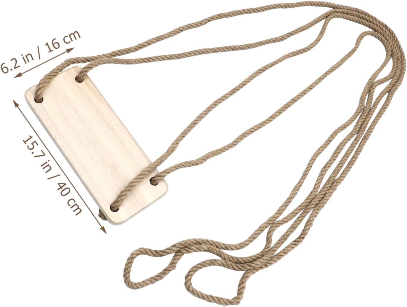 HANABASS Simple Hanging Chair Made of Wooden Material for Adults Boys and Girls