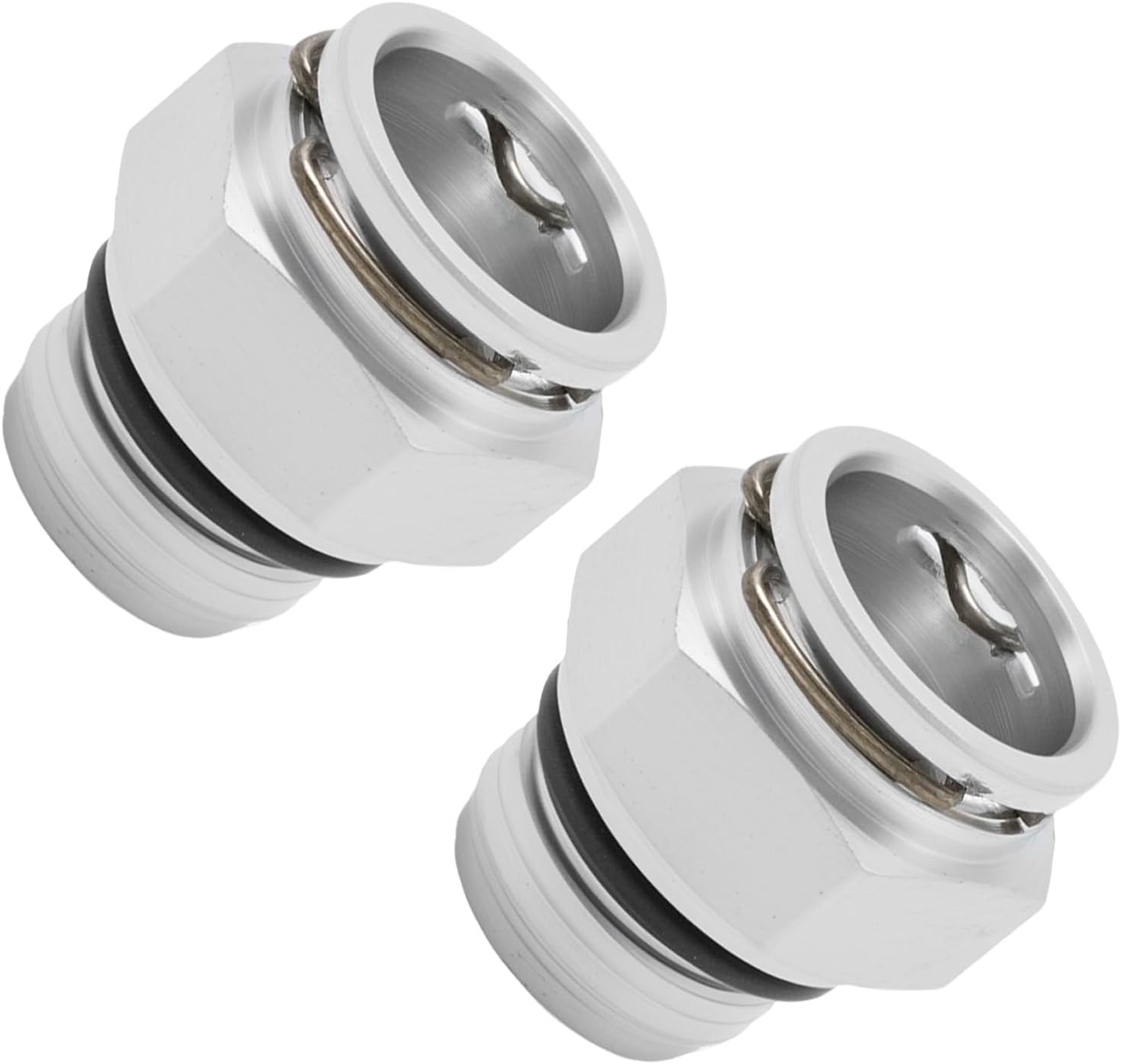 52108844AA 52854784AA Transmission Cooler Line Fitting Quick Connect Oil Cooler Tube Connector Fittings Replacement for Jeep Cherokee Dodge Challenger Charger Durango Chrysler 200 300