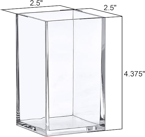 Miniatura 4 de Amazing Abby - Penelope - Paquete de 4 soportes para bolígrafos, soporte acrílico para bolígrafos, organizador de plástico transparente para