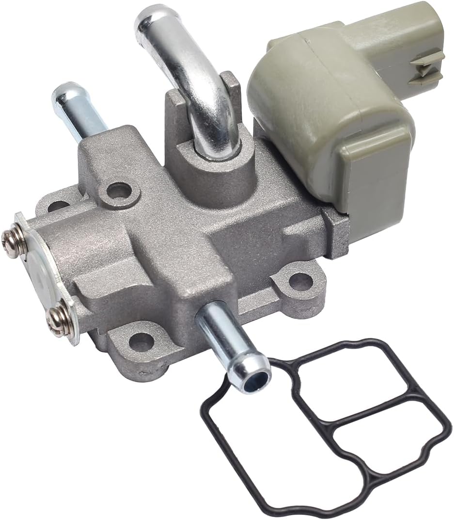 22270-62050 Idle Air Control Valve with Gasket Replacement for 2000-2003 Tundra, 1997-1998 T100, 1997-2004 Tacoma, 1996-2000 4Runner 3.4L - IACV IAC Valve
