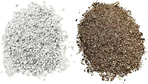 Miniatura 2 de Perlita y vermiculita de 2 galones para plántulas, esquejes, propagación, cactus y suculentas, mezcla de suelo para árboles bonsái, 1 galón cada uno