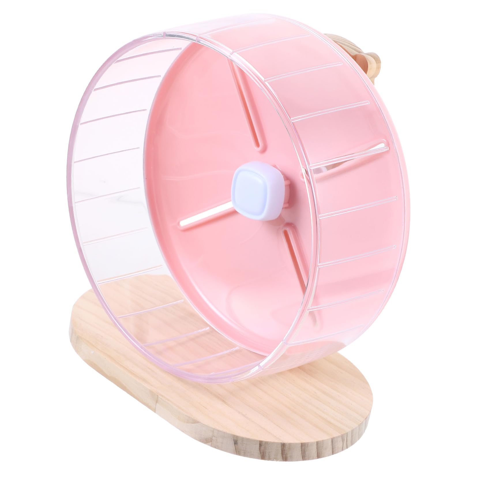FOMIYES 1 Set Hamster Running Wheel Hamster Supply Exercise Roller Compact Rat Wheel Hedgehog Toy Exercising Chinchilla Large Wooden Pink Supplies Fitness