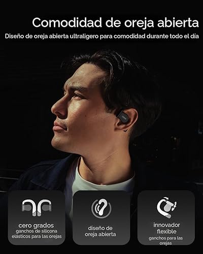Miniatura 4 de Cleer ARC 3 - Auriculares de oído abierto, Dolby Audio, Snapdragon Sound True Wireless Earbuds, batería de 50 horas, Bluetooth 5.4, IPX 7,
