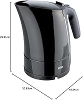 Braun WK 300 AquaExpress Fekete Vízforraló Gyors Forráshoz 5