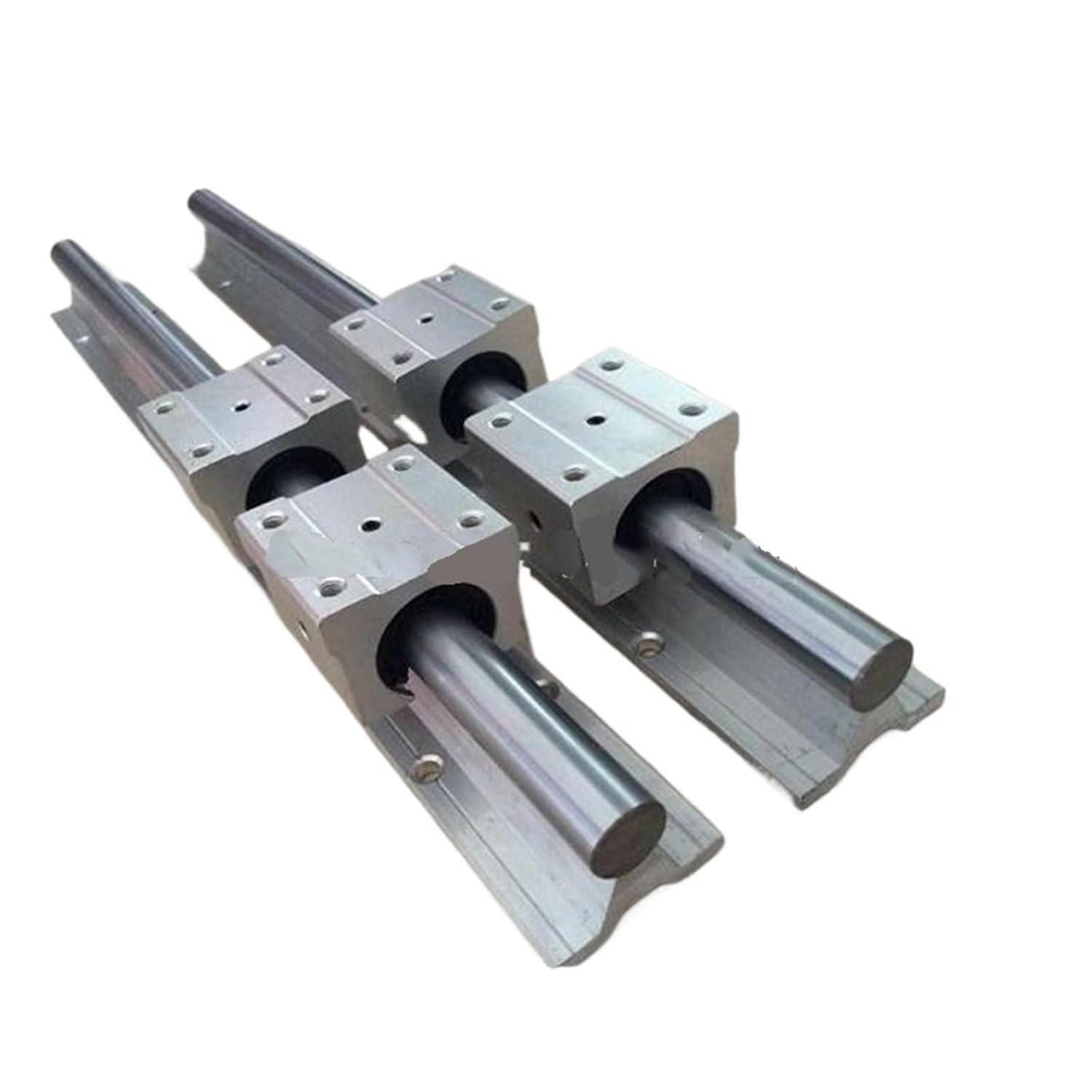 Miniature Linear Motion Guide SBR12 Linear Guide Rail 2pcs SBR12-1000mm Linear Guide + 4pcs SBR12UU Slider Block