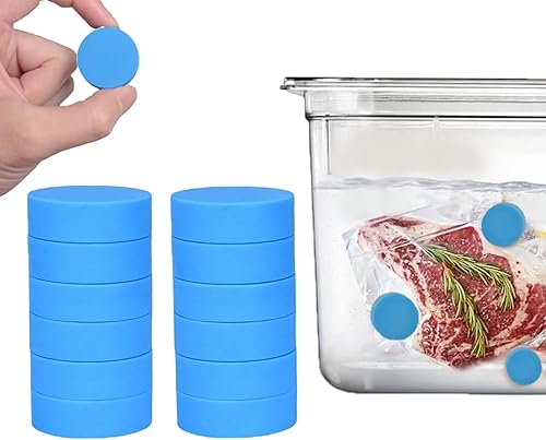 T-mark Paquete de 12 imanes Sous Vide, mantienen las bolsas sumergidas y en su lugar, evita que las bolsas flotantes y la cocción insuficiente de