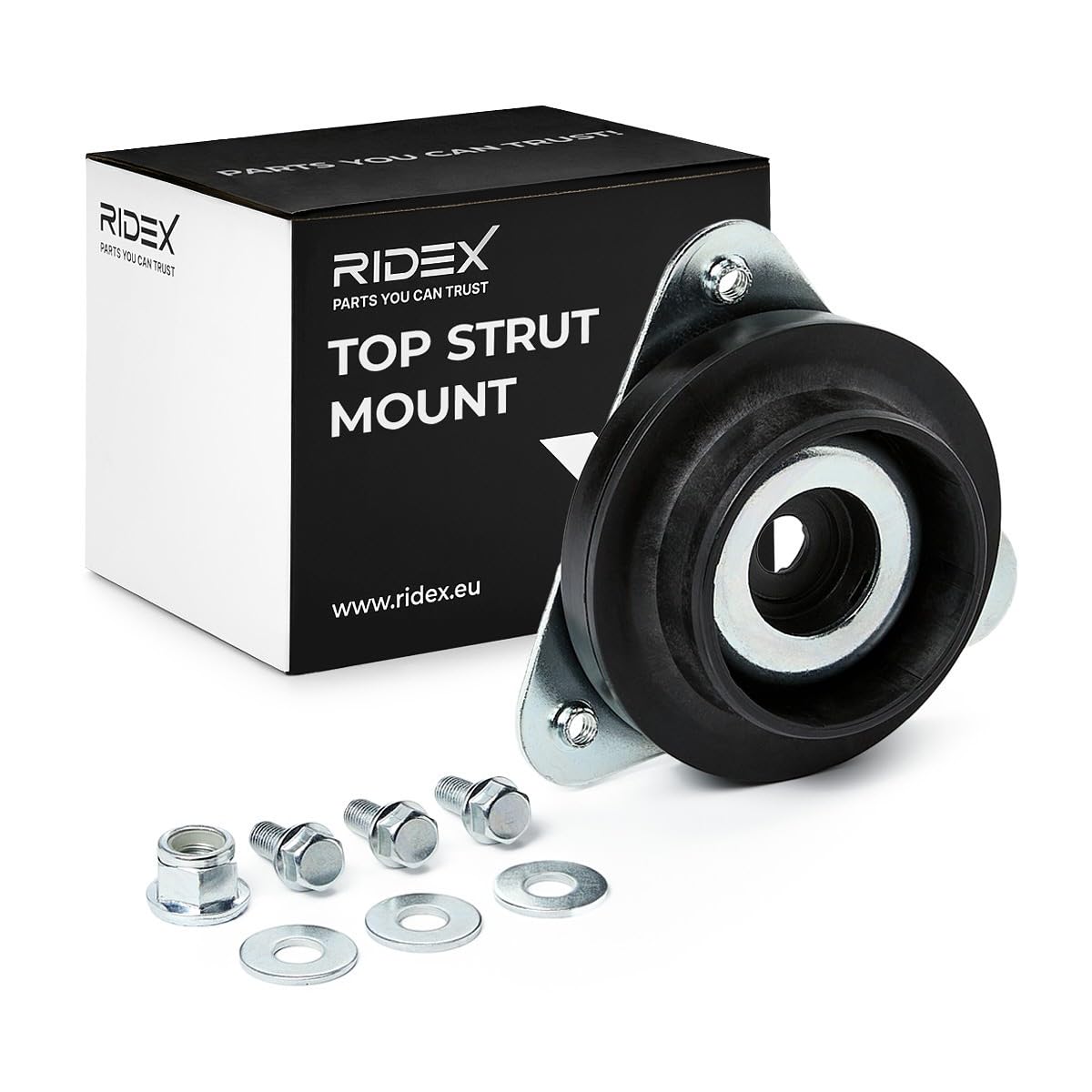RIDEX 1180S0422 Coupelle d'amortisseur Avant avec roulement Compatible avec RENAULT Clio III 3/5 portes BR0/1, CR0/1