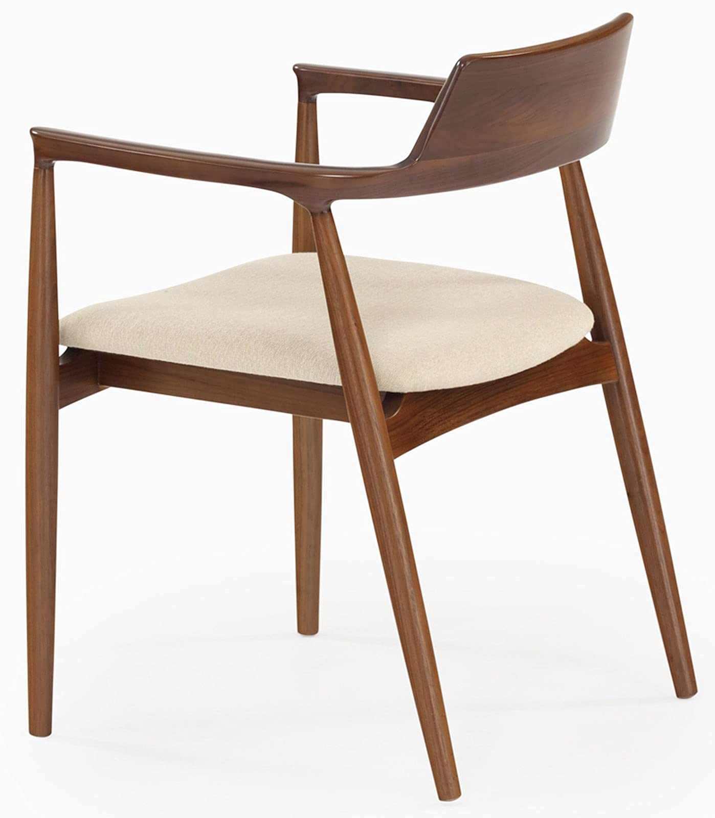 Amazon｜秋田木工 ダイニングチェア 幅57×奥行52.3×高さ73.4cm WN 曲