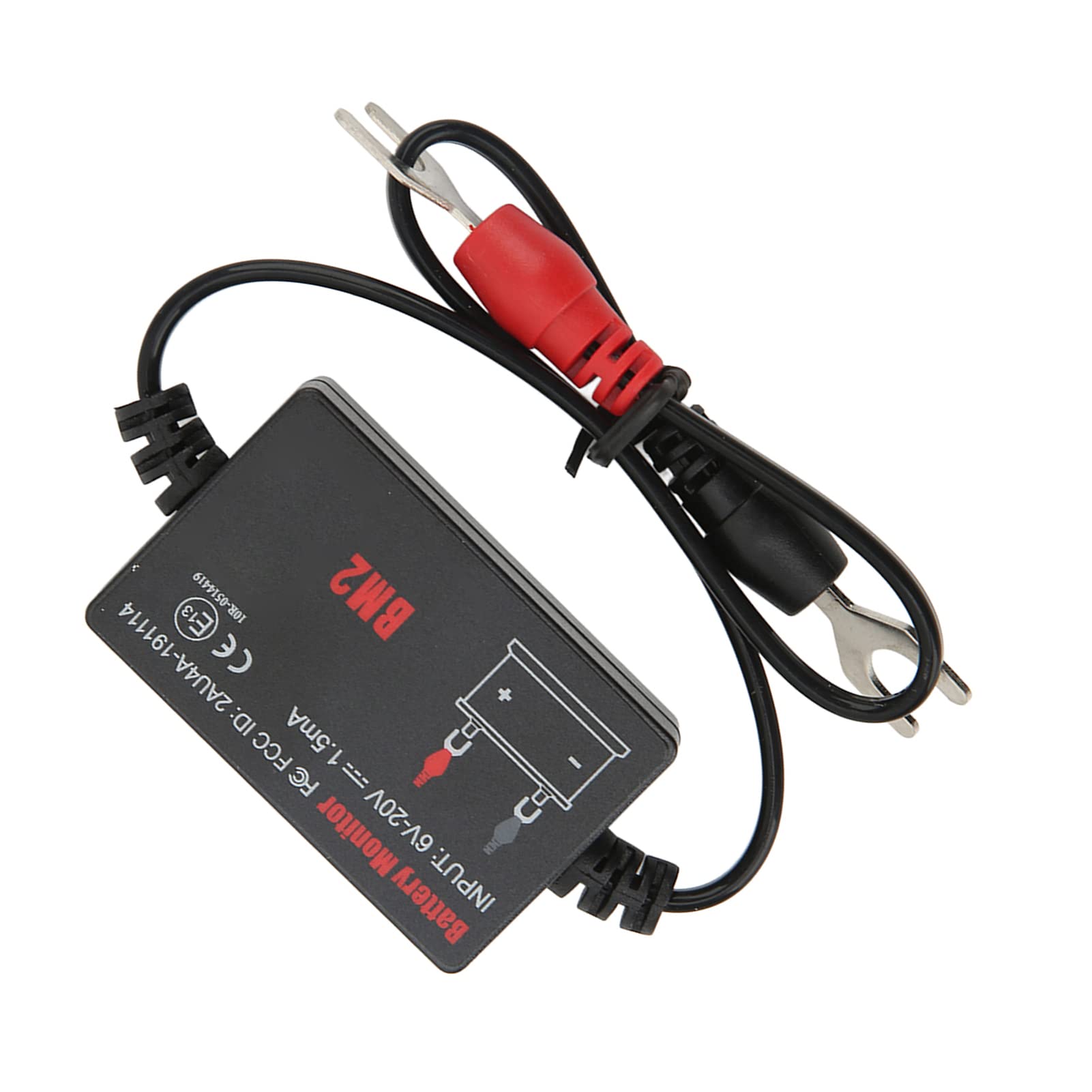 Akozon Monitor de Batería BM2 para Automóvil RV 6-20V con Probador de Carga de Testher Inalámbrico de Inducción