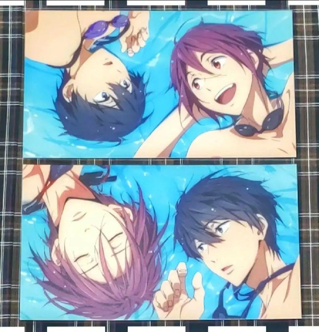 Amazon.co.jp: 〇 Free! 特典 特製エンドカード 遙 凛 2枚セット 七瀬 