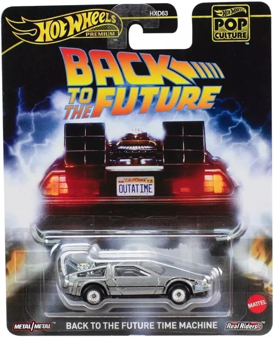 Hot Wheels Premium Back to The Future Time Machine