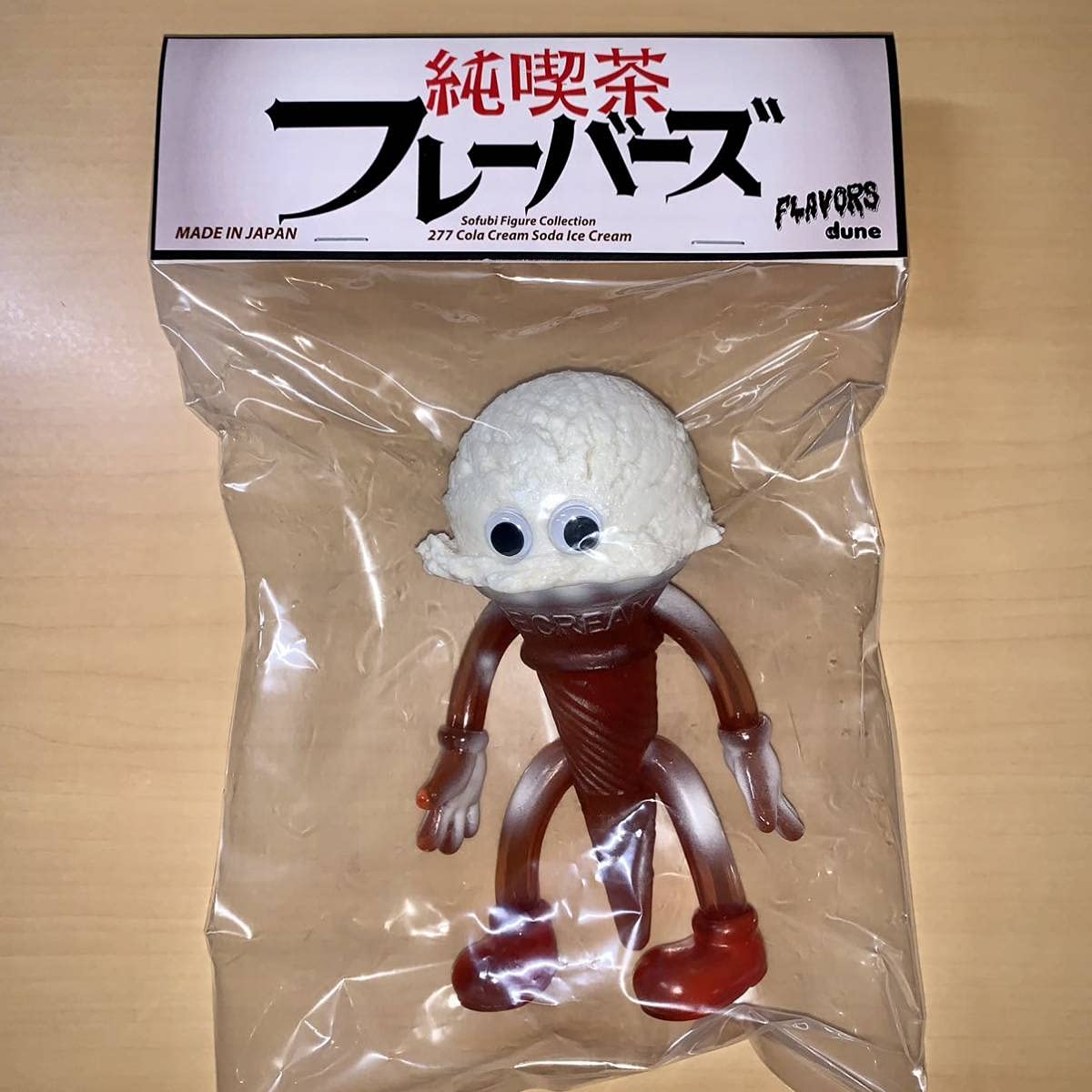 純喫茶 フレーバーズ コーラクリームソーダ 希少・美品 ソフビ dune 純喫茶 フレーバーズ Cola Cream Soda Ice Cream コーラ クリーム