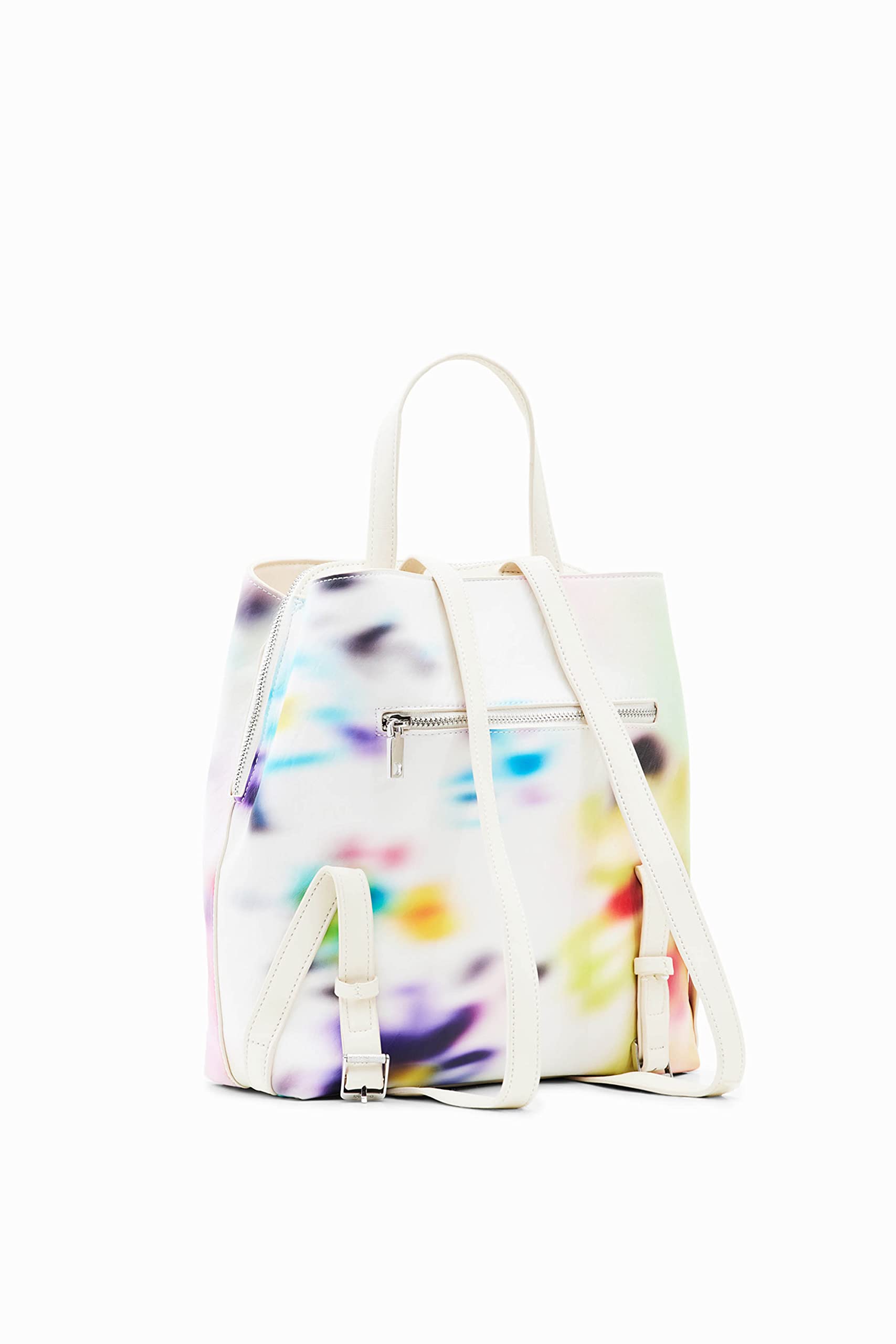 Desigual - Mochila de poliuretano para mujer