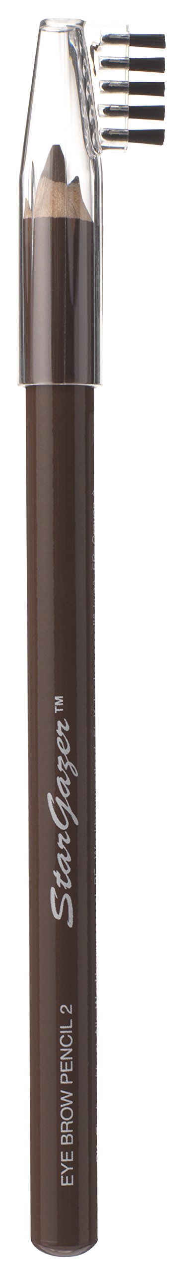 Brown eye brow pencil number 02 with intigrated eye brow brush to define contour your brows.
