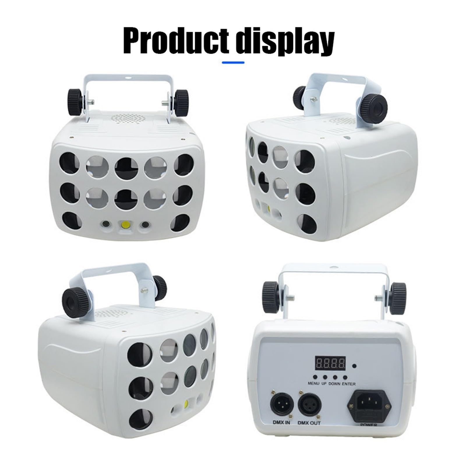 EDEDE Strobo Discoteca, RGB Stage Light 40W LED Strobe Disco DJ Beam Spot Stage Lighting Effect Party Dance Club Wedding Light per Feste da Ballo DJ di Compleanno Karaoke(with Remote)