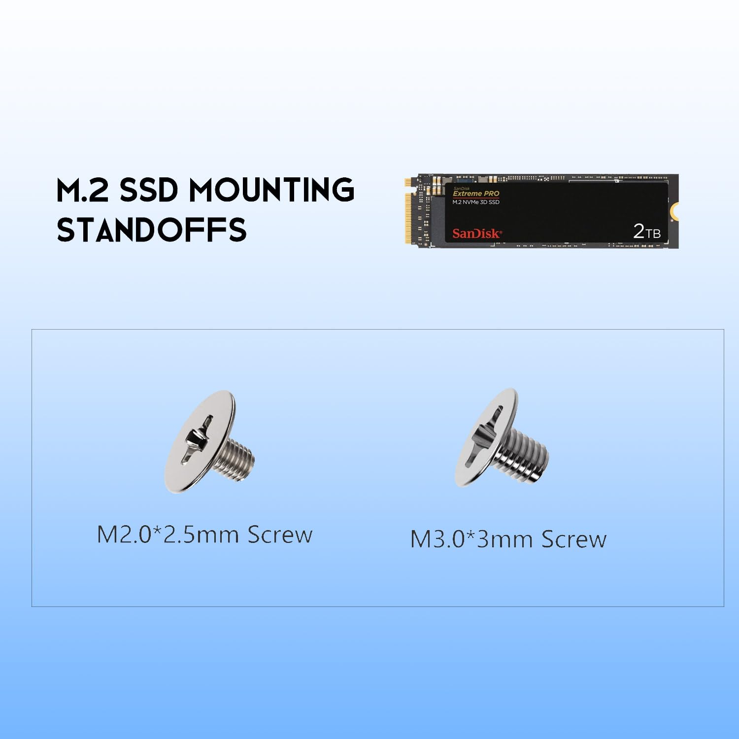 NVMe M.2 SSD Standoff e kit di viti di montaggio per schede madri Asus ASRock Gigabyte MSI, per riparazione di PC portatili e fai da te, 36 pezzi