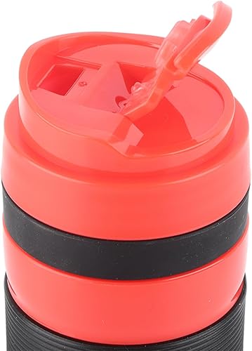 Miniatura 7 de Acouto Viaje prensa francesa 11.8 fl oz botella portátil té cafetera agua potable taza taza taza para viajar acampar al aire libre rojo