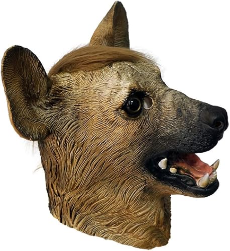 Miniatura 3 de Hyena - Máscara de látex para perro, disfraz de Halloween, disfraz de fiesta de cosplay, multicolor, Multicolorido