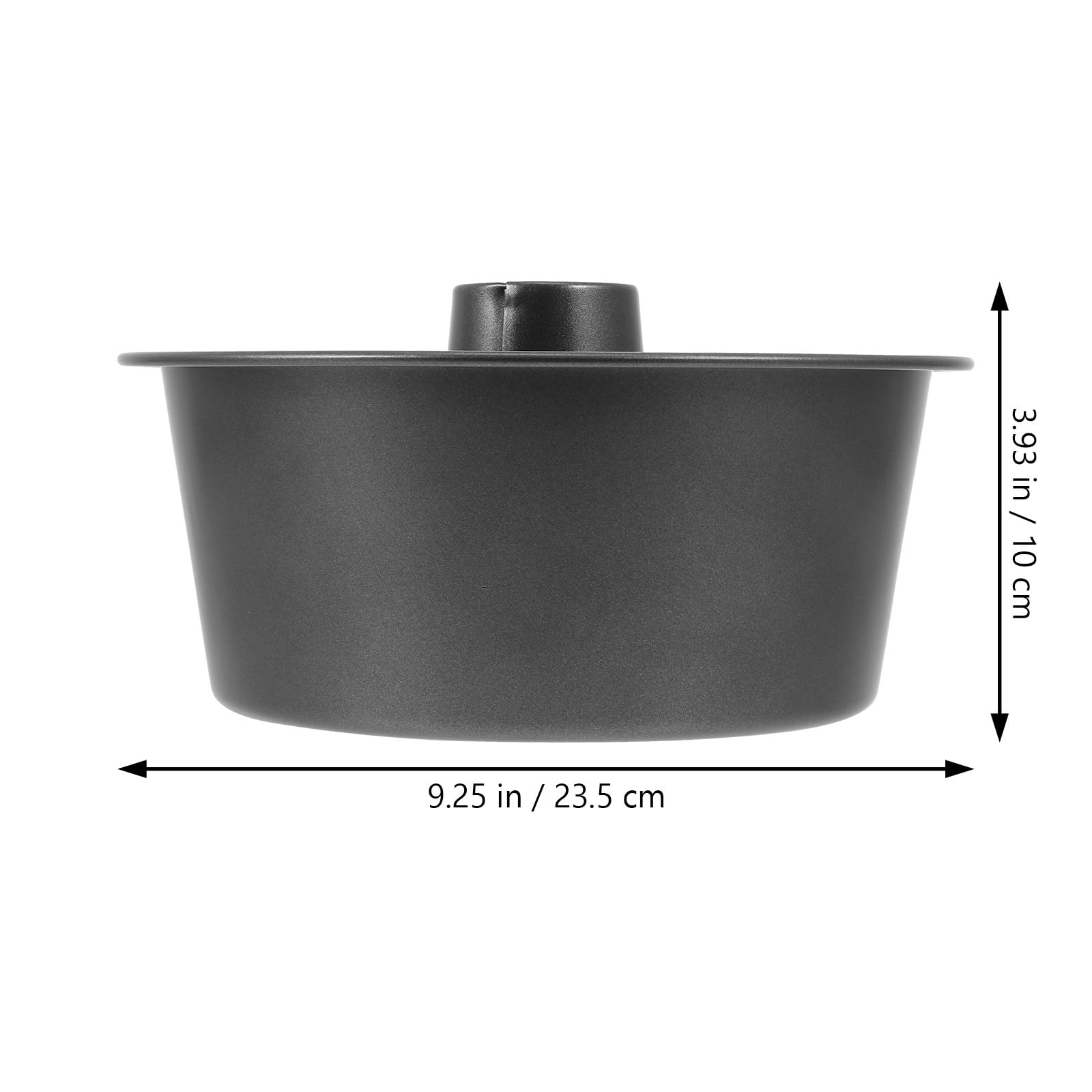 Toyvian Wiederverwendbare Antihaft Kuchenform aus Dickem Karbonstahl Runde Backform Mittel (23,5 Cm) für Cupcakes Desserts und Selbstgemacht Backprojekte