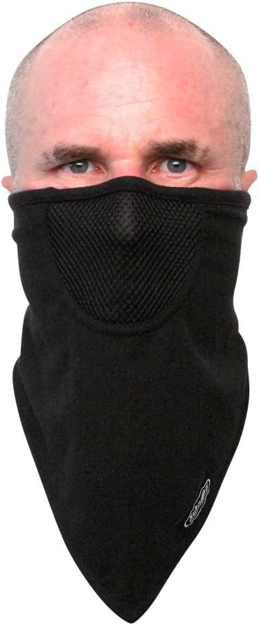 Schampa FaceFit I-Tie Facemask (Black, OSFM)