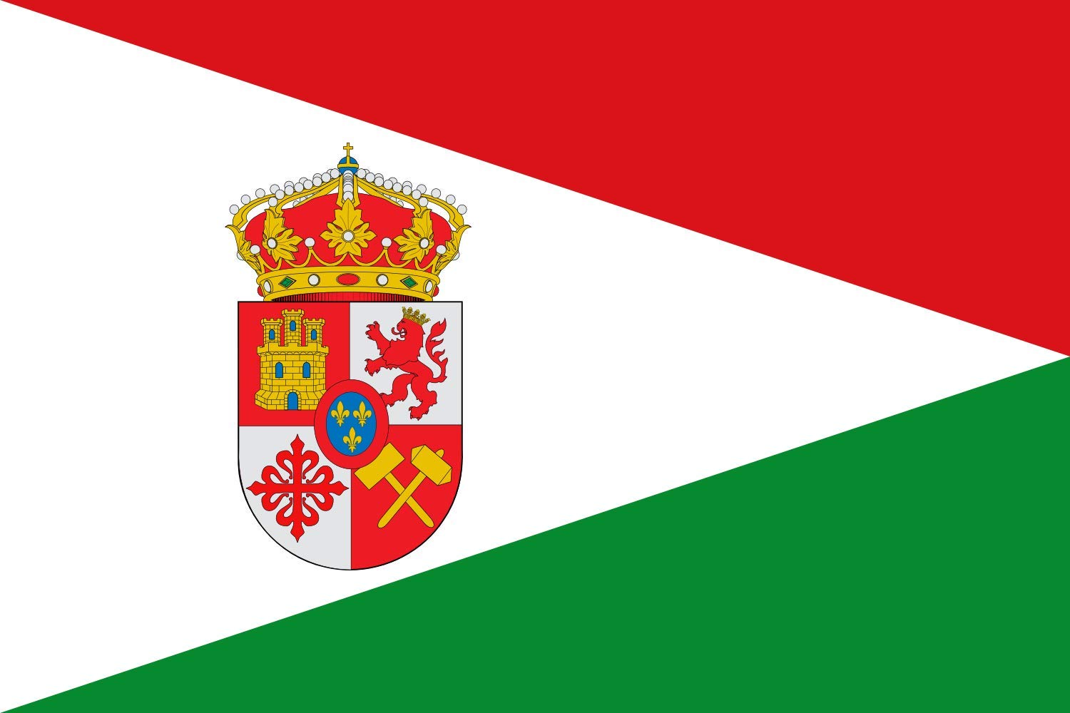 Drapeau XL Almadén Spain pour décoration murale et rassemblements festifs