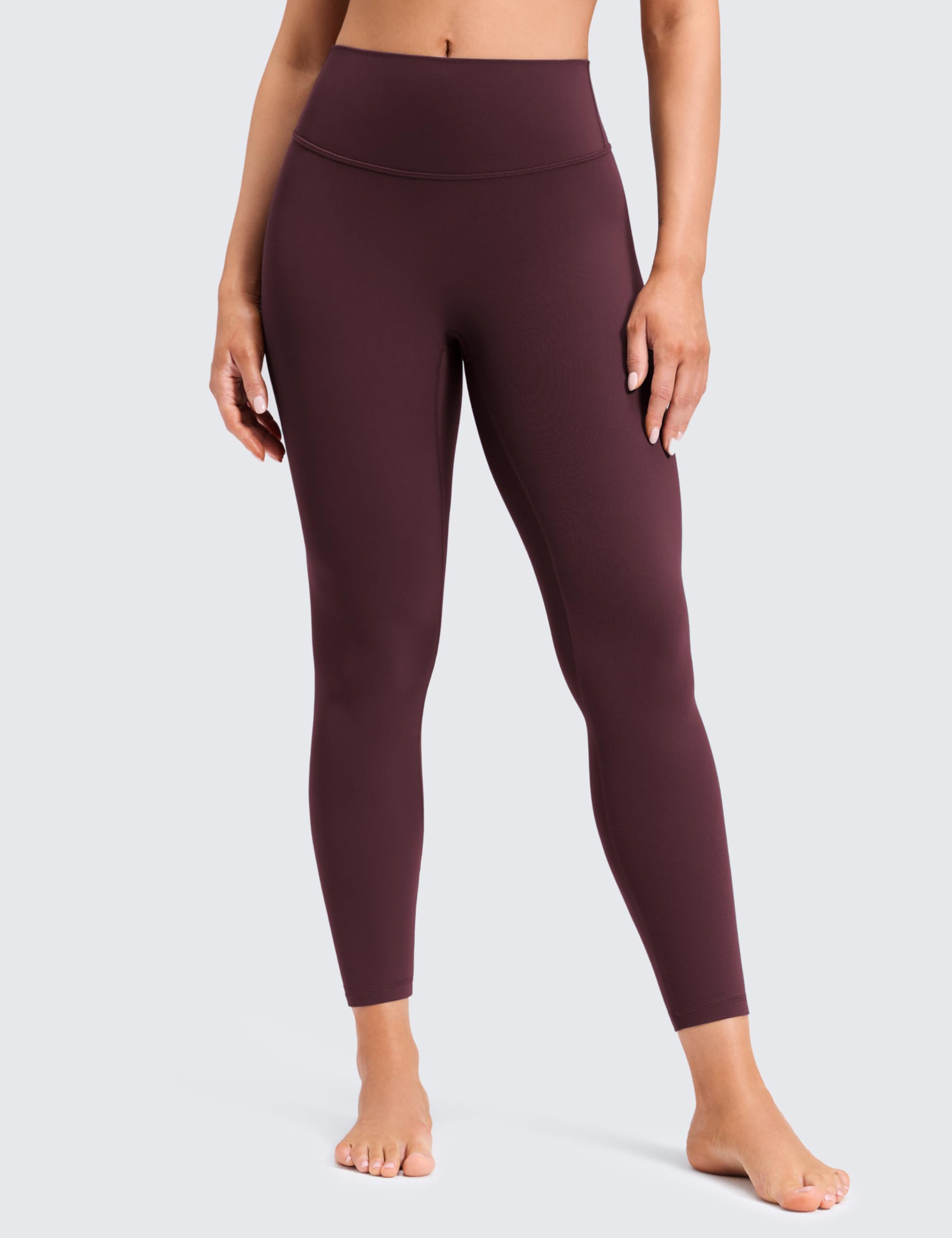 CRZ YOGA Donna Softretch Senza Cuciture Frontali Leggings 64 cm - Vita Alta Yoga Sollevamento Glutei