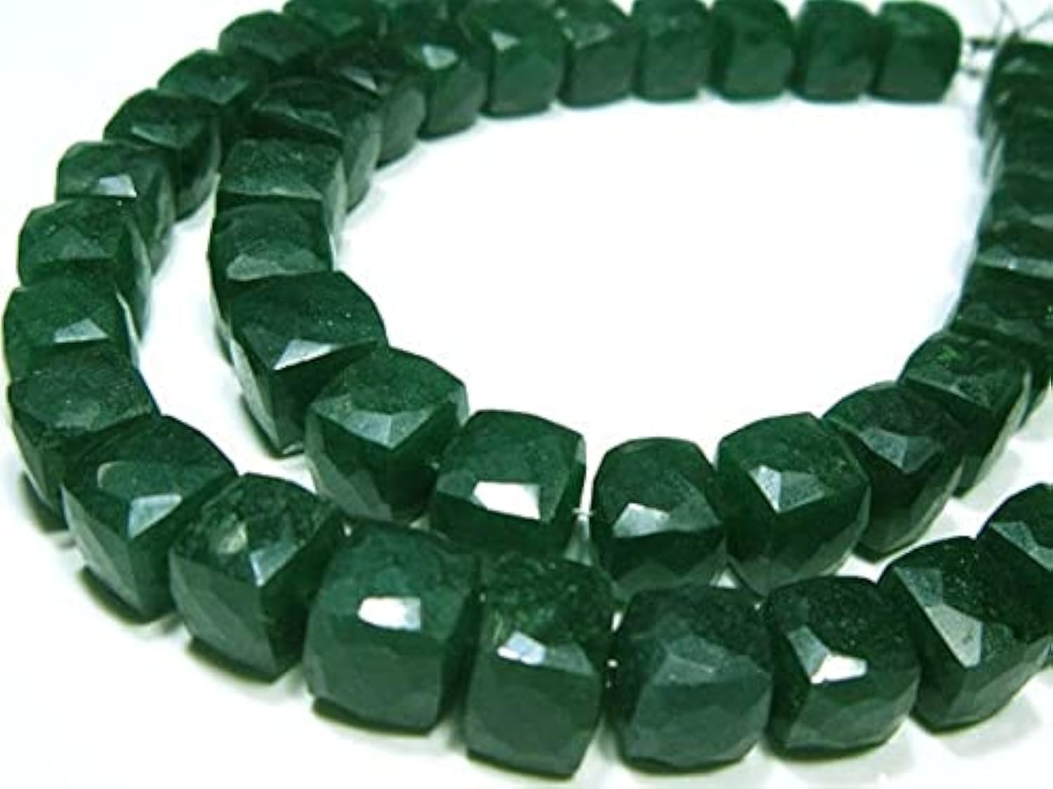 Aventurine cube 7-8mm perles naturelles pour création de bijoux uniques