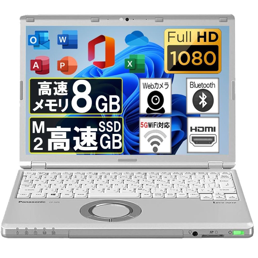 レッツノート CF-SZ6/i3/4GB/SSD 256GB/Office Amazon.co.jp: ノートPC CF-SZ6 レッツノート i3第7世代-7100U