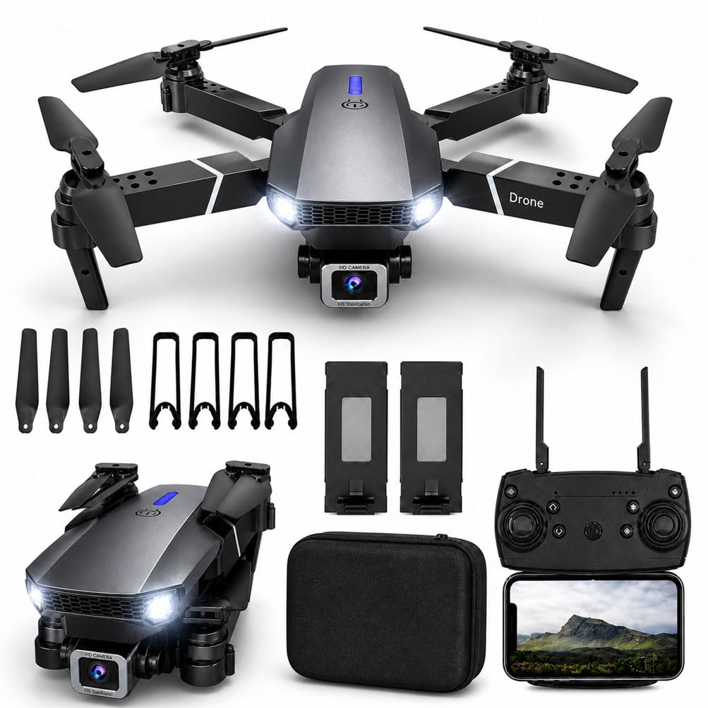 Drone with 4k Camera Foldable 1080P HD Drone with FPV Live Video, Smart Gestures Selfie, Altitude Hold, One Key Take Off/Landing, 3D Flips for Kids and Adults.A1-image-19