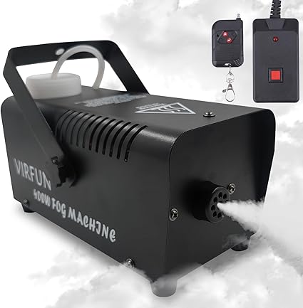 Fog Machine, Smoke Machine with Wireless&Wired Remote Control for Parties Halloween Wedding and Stage Effect, 400W