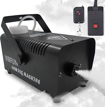 Fog Machine, Smoke Machine with Wireless&Wired Remote Control for Parties Halloween Wedding and Stage Effect, 400W