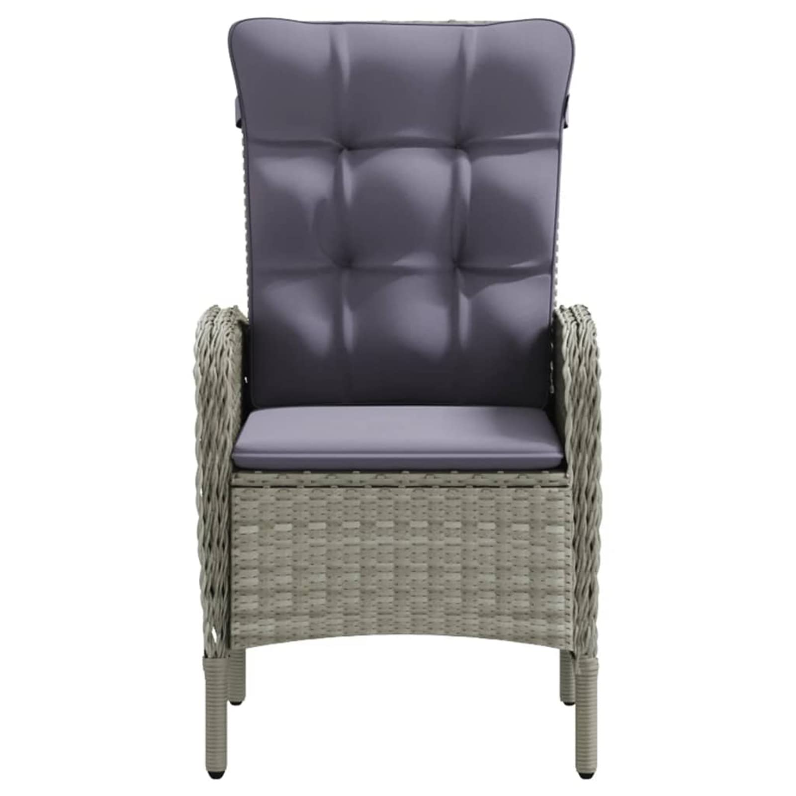 Brokky 3099362 Set da Pranzo da Giardino 7 pz con Cuscini Grigio e Nero Testata in Legno,Testata Letto Matrimoniale Muebles Dormitorio Spalliera Letto Testiere per Letto Matrimoniale