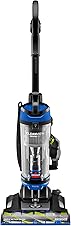 Bissell CleanView Aspiradora giratoria con rodillo de cepillo de triple acción, dirección giratoria, varita de extensión, tanque de suciedad fácil de vacío, sistema de succión multiciclónico, nuevo