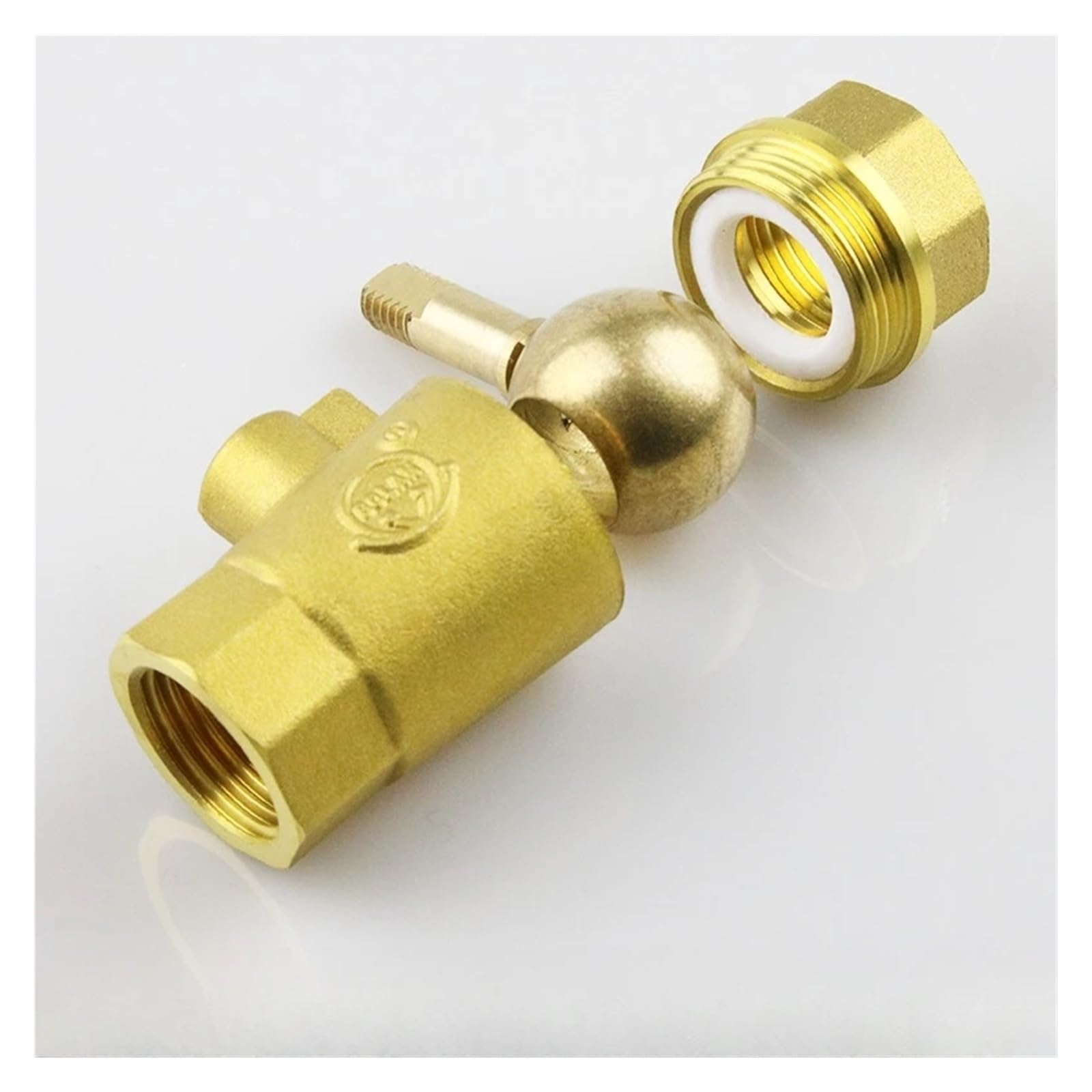 Llave De Paso Agua Válvula de bola de latón roscada de 12", 1" y 2" for tubería de agua. Interruptor de gran caudal(1-1/4")